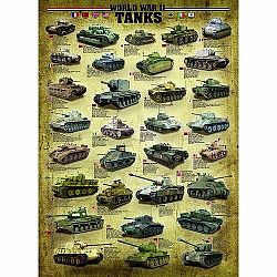 EUROGRAPHICS Puzzle Tanky 2. světové války 1000 dílků