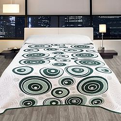 Forbyt Prehoz na posteľ Congo zelená, 240 x 260 cm