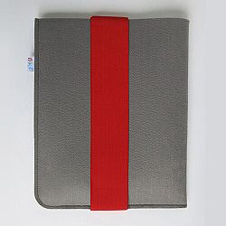 Fragile puzdro na iPad 21 x 26 cm s červenou gumičkou