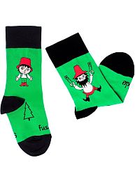 Fusakle ponožky detský Rumcajz zelený M 31 - 35