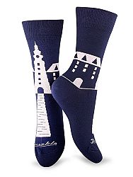 Fusakle ponožky Michalská veža L 43 - 46