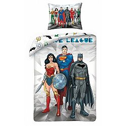 Halantex Bavlnené obliečky Justice League 8101, 140 x 200 cm, 70 x 90 cm