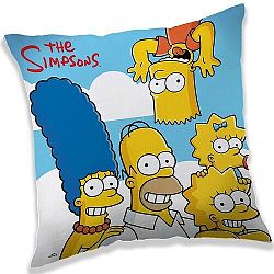 Jerry Fabrics Vankúšik The Simpsons family clouds, 40 x 40 cm