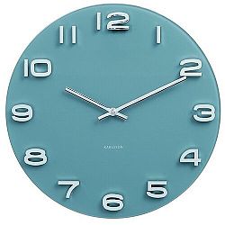 Karlsson 5640BL Designové nástenné hodiny, 35 cm 