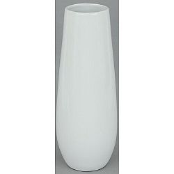 Keramická váza Arnes biela,, 30 x 11,5 cm