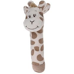Koopman Detské plyšové pískatko Žirafa, 16 cm