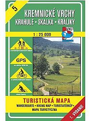 Kremnické vrchy - Krahula - Skalka - Králiky 5 Turistická mapa 1:25 000