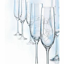 Mäser 6-dielna Sada pohárov na šampanské Elements Flauta 