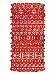 Multifunkčný šál čičmany červený 7103