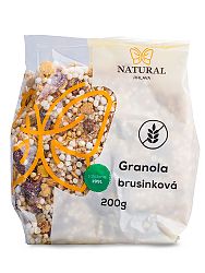 NATURAL JIHLAVA Granola brusnicová 200g