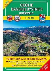 Okolie Banskej Bystrica - Donovaly 100 Turistická mapa 1:50 000