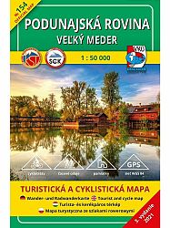 Podunajská rovina - Veľký Meder 154 Turistická mapa 1:50 000