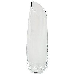 Sklenená váza Saverne číra, 30 cm 