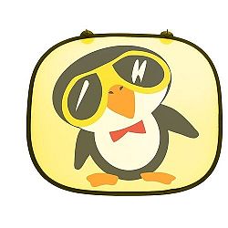 Slnečná clona Tučniak žltá, 2 ks