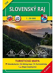 Slovenský raj 124 Turistická mapa 1:50 000