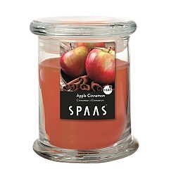 SPAAS Vonná sviečka v skle Apple Cinnamon, 11 cm, 11 cm