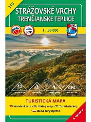 Strážovské vrchy - Trenčianske Teplice 119 Turistická mapa 1:50 000