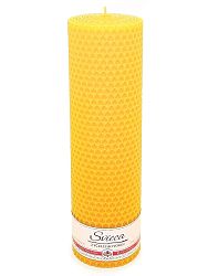Sviečka včelí vosk žltá 205mm/60mm