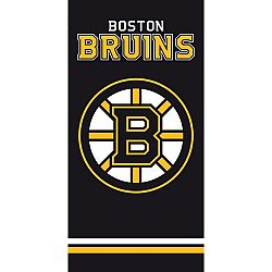 TipTrade Osuška NHL Boston Bruins Black, 70 x 140 cm