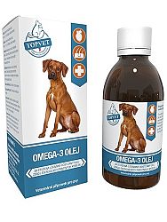 TOPVET Omega-3 olej pre psov 200ml