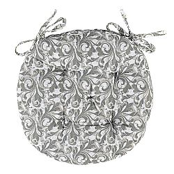 Trade Concept Sedák Grey Flower prešívaný okrúhly, 40 cm