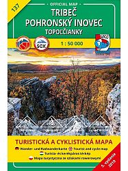 Tribeč - Pohronský Inovec - Topoľčianky 137 Turistická mapa 1:50 000