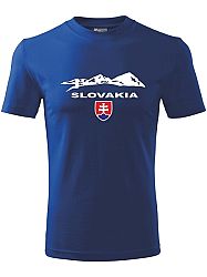 Tričko Slovakia Tatry Unisex Kráľovské modré