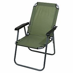 Židle kempingová skládací CATTARA LYON tmavě zelená 