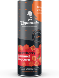 Zigmundo Strawberry caramel popcorn 250g