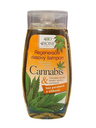 Bione Cosmetics - Regeneračný vlasový šampón Cannabis 250ml
