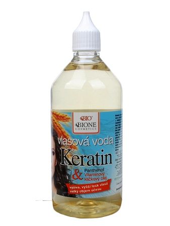 Bione Cosmetics - Vlasová voda Keratin + Olej z obilných klíčkov 215ml