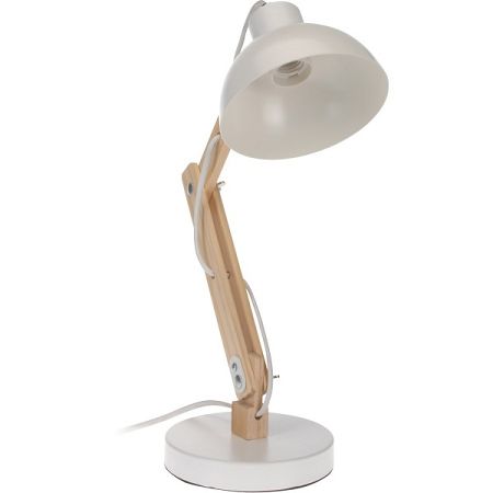 Koopman Stolná lampa Keystone, biela