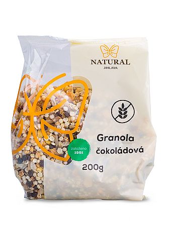 NATURAL JIHLAVA Granola čokoládová 200g