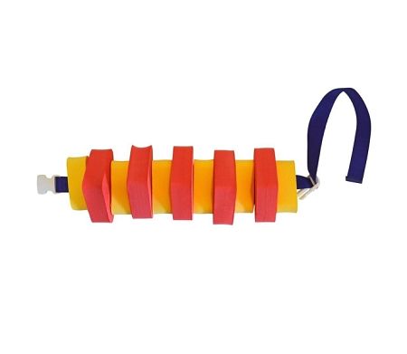 Plavecký pás 100 cm - červeno-žltý