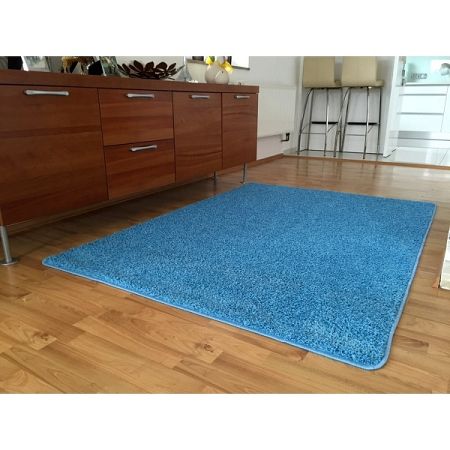 Vopi Kusový koberec Color shaggy modrá, 120 x 170 cm